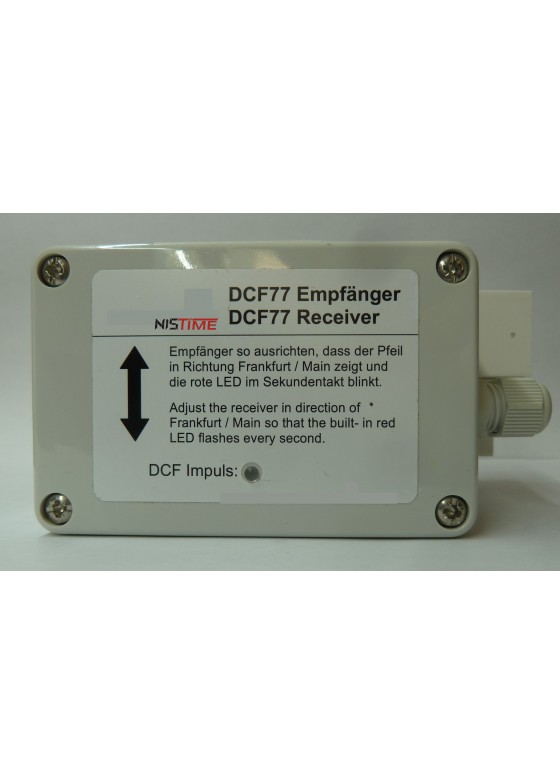 DCF antenna for indoor and outdoor with bar graph leds