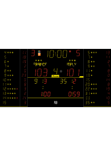 Sportergebnisanzeige f&uuml;r Innen K-BT8NT325-FS10 ALPHA