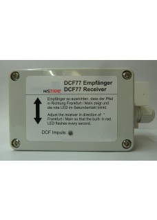 DCF antenna for indoor and outdoor with bar graph leds