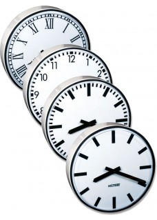NISTIME analoge outdoor clock, round,  different variations