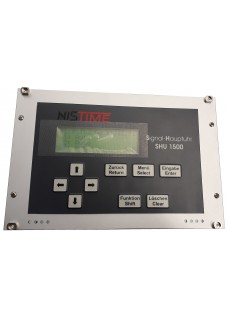 SHU1500-19 master clock for operation of clock systems, 19" rack