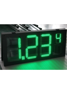 Gas station price display, brand NIS RGB